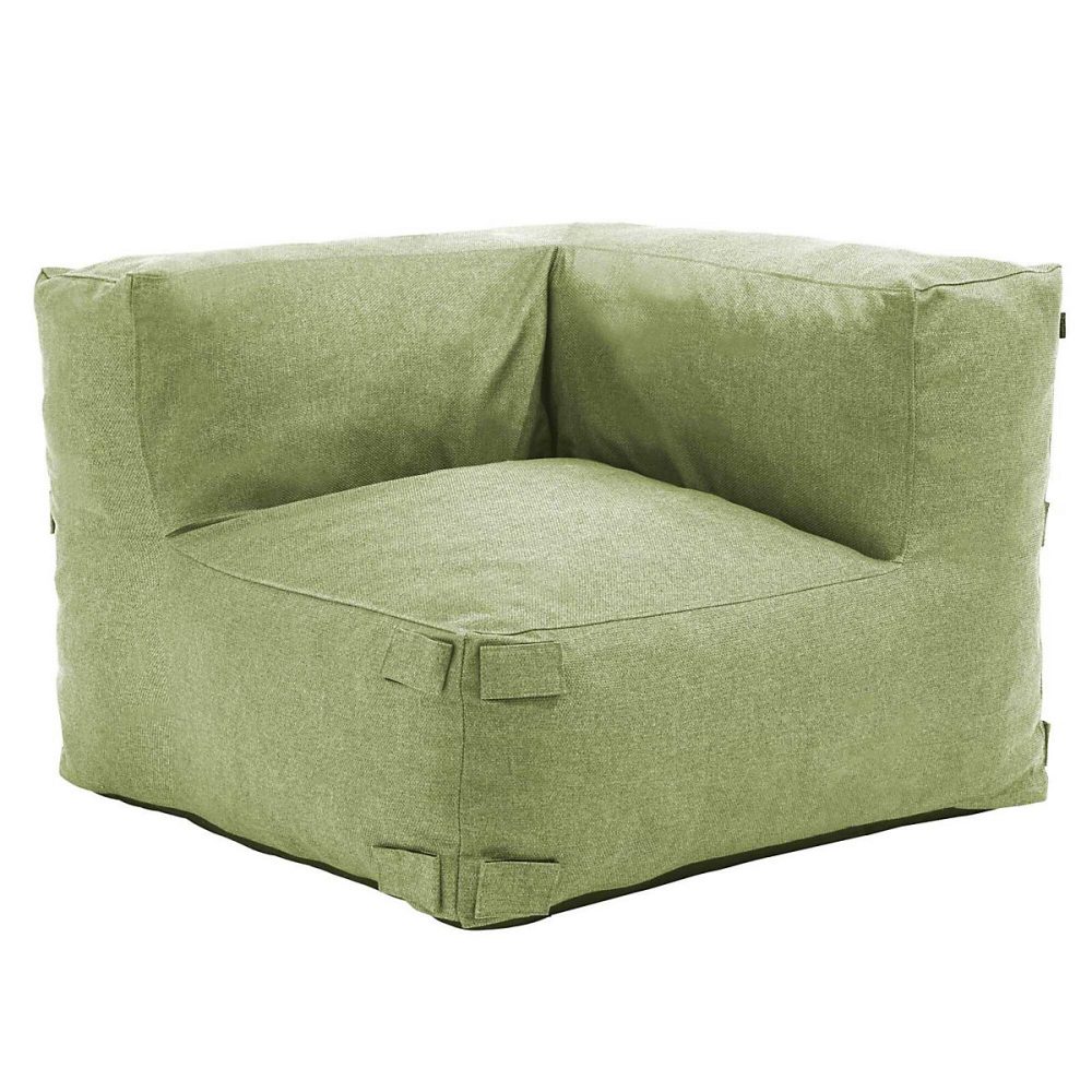Fauteuil de jardin d'angle tissu polypropylène olefin vert Oviala Mixi – Réf. FBUOYEHOS2645702131