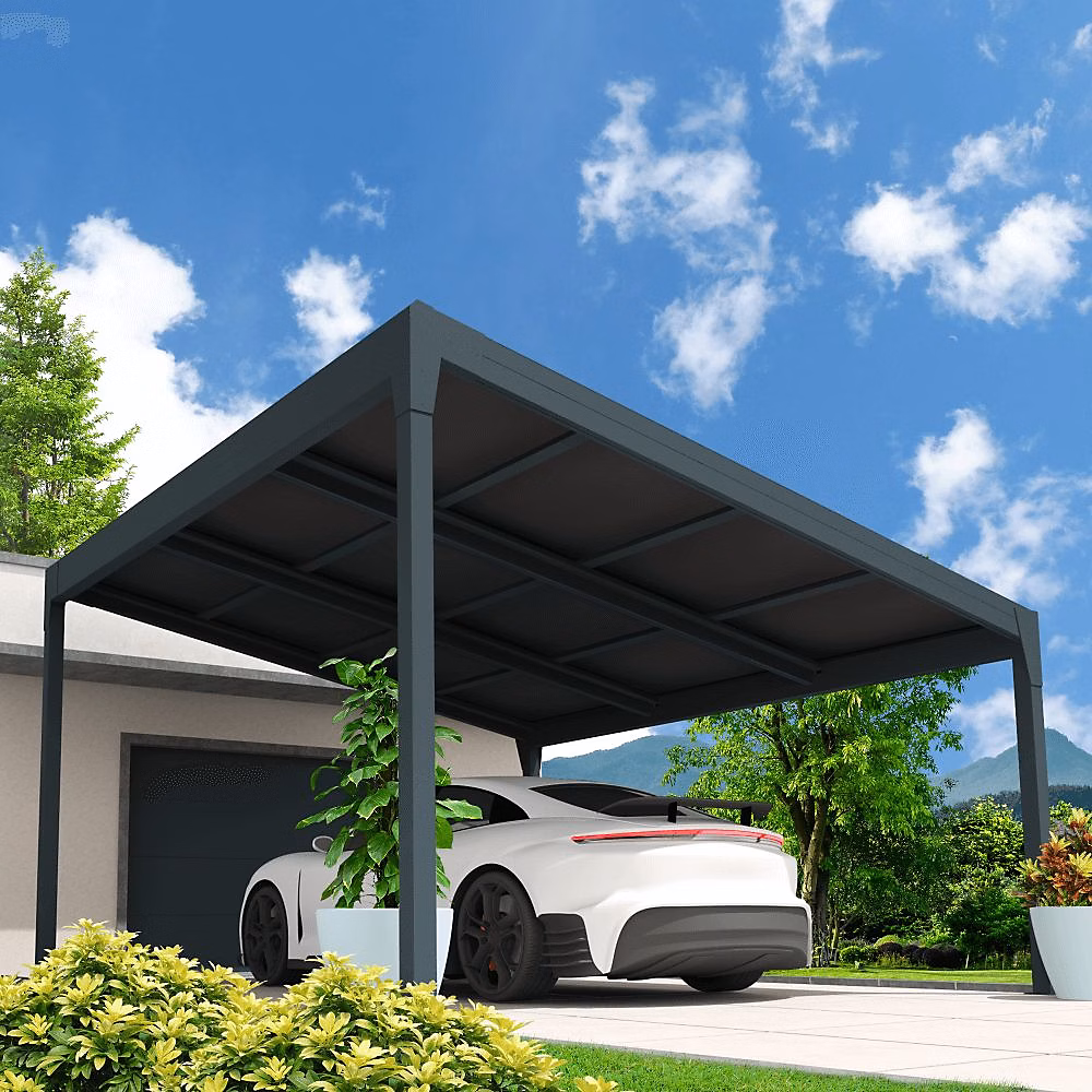 Carport solaire ENERGY 1 pente Gris anthracite 2 – 441x5 | 926m