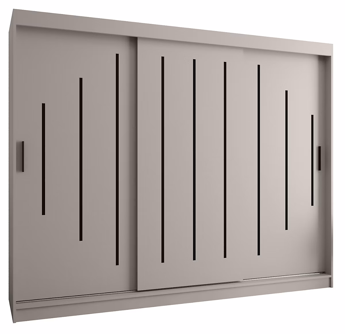 Armoire Rubino Y a portes coulissante H. 200 x L. 250 x P. 62 – 3 portes