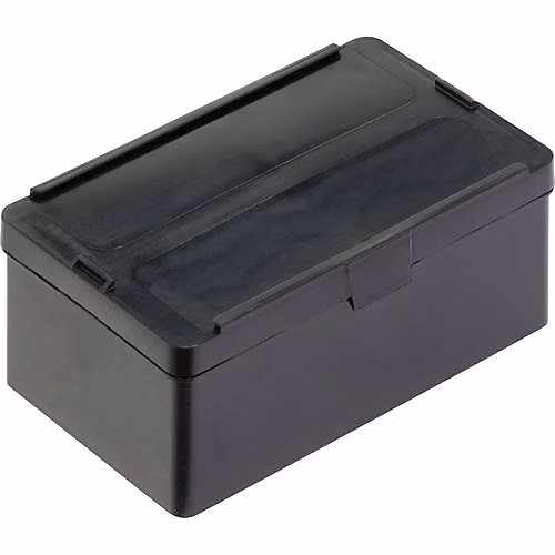 Boîte à charnière antistatique ESD Alutec 1308.050 – 136 × 55 × 87 mm, 0,5 L