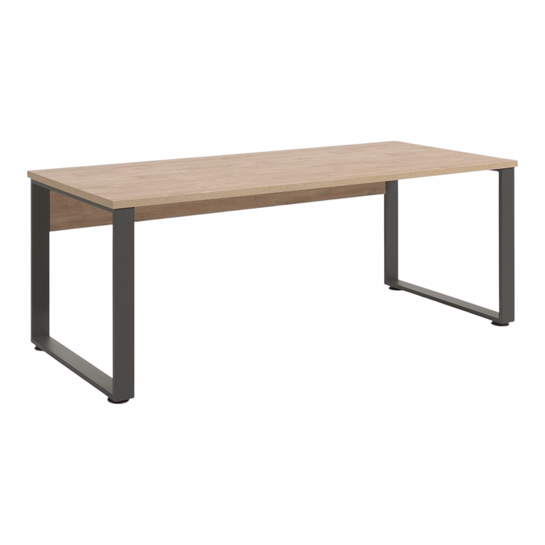 Bureau professionnel droit 170cm Chene doré et noir Collection DEPE – Réf. JKXBFYGKA7147293422