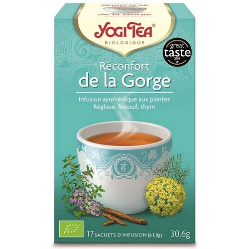 Sélection utile:Yogi Tea Réconfort de la gorge - 17 sachets