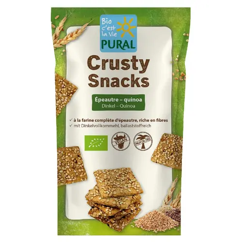 Jardin tout terrain:Crusty snacks à l’épeautre en sachet de 110 g