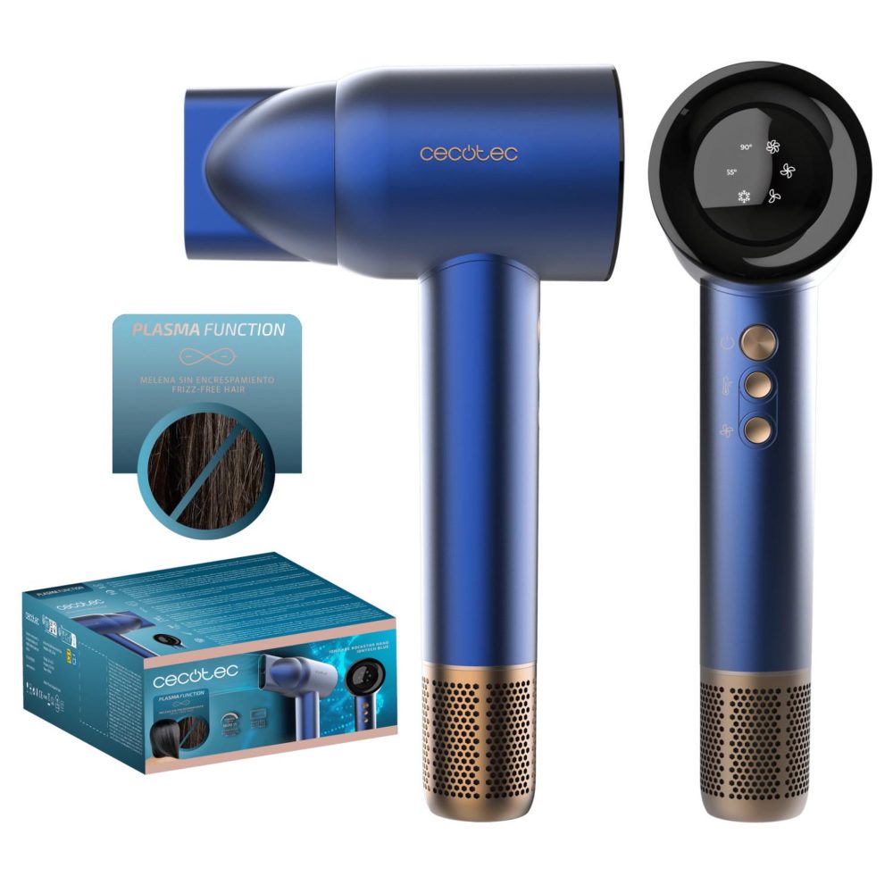 CECOTEC Cecotec IoniCare RockStar Nano IonTech Blue sèche-cheveux 1600 W Bleu