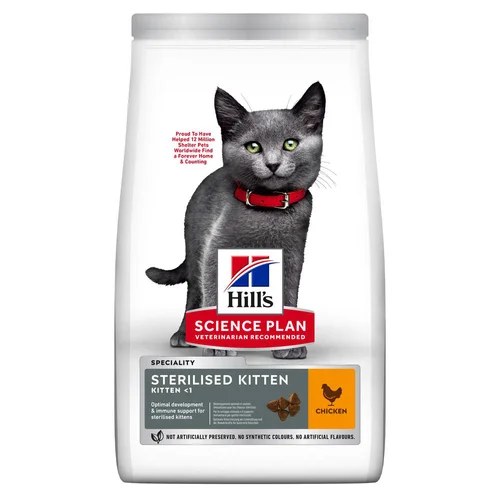 Jardin à embellir:Croquettes pour chaton stérilisé Hill's Science Plan Kitten Sterilised - 1,5 kg