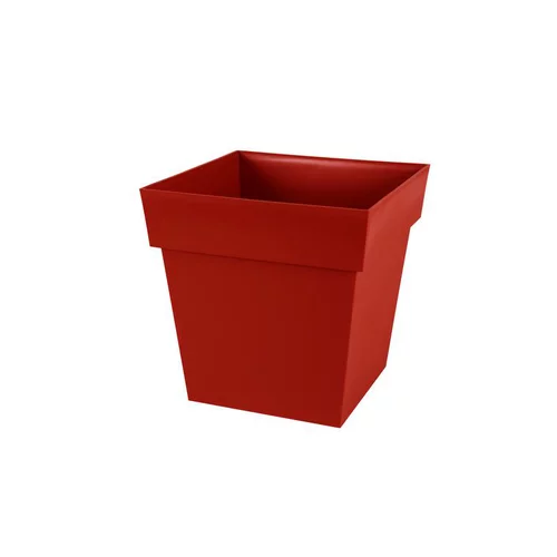 Parfait au jardin:Pot Toscane Rouge rubis L.39x39 x H.39 cm 38 litres