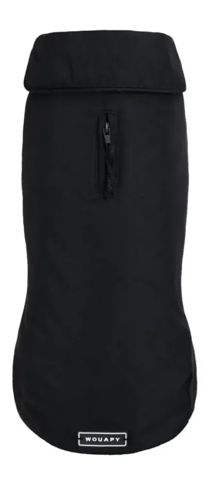 La solution pour vos extérieurs:Imperméable pour chien coloris noir Wouapy Economic - taille 55