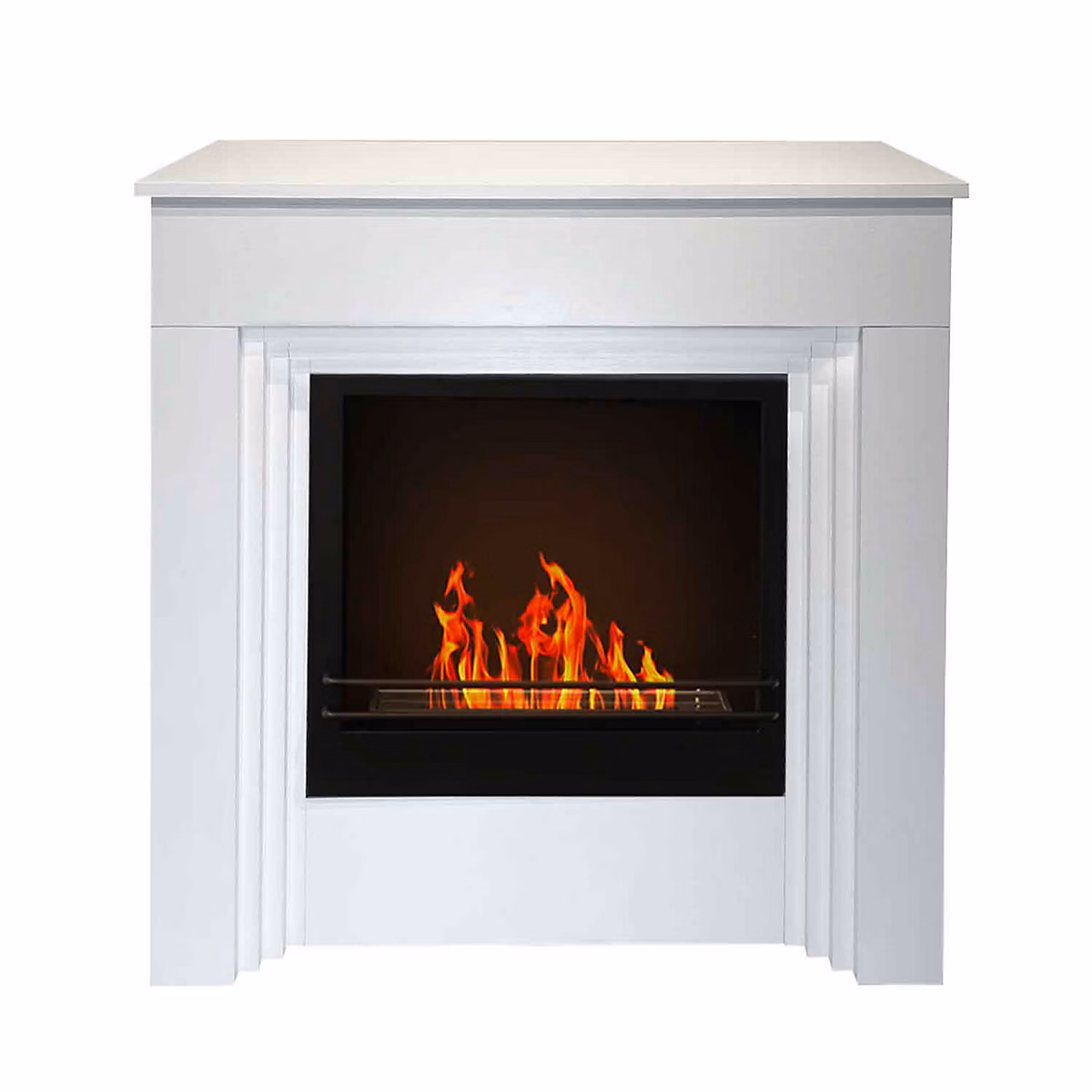 Camino bioethanol Frankystar blanc 96 × 35 × 96 cm bruleur 1 – 8 L