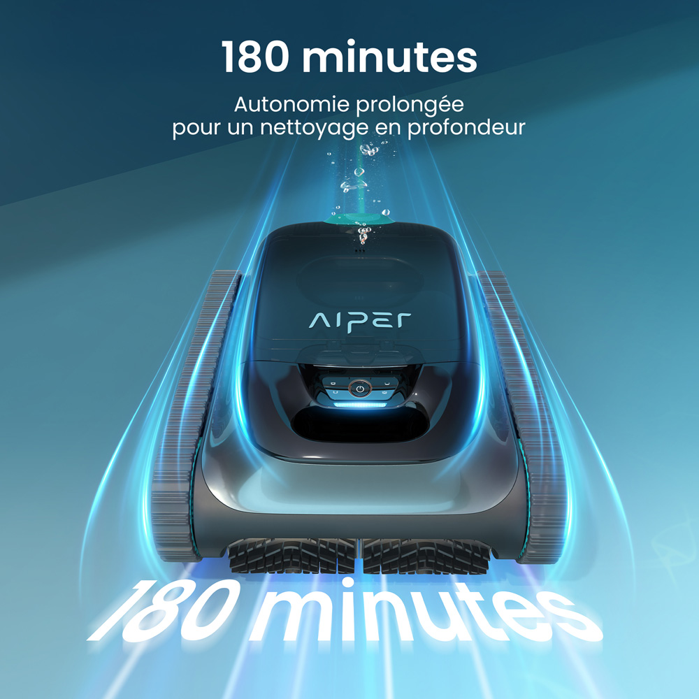 Aiper Scuba S1 robot piscine sans fil fond et parois
