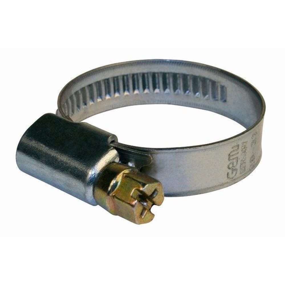 CENTRALE BRICO Lot de 2 colliers de serrage en inox l.8 mm diam.min. 18 mm - maxi 28 mm