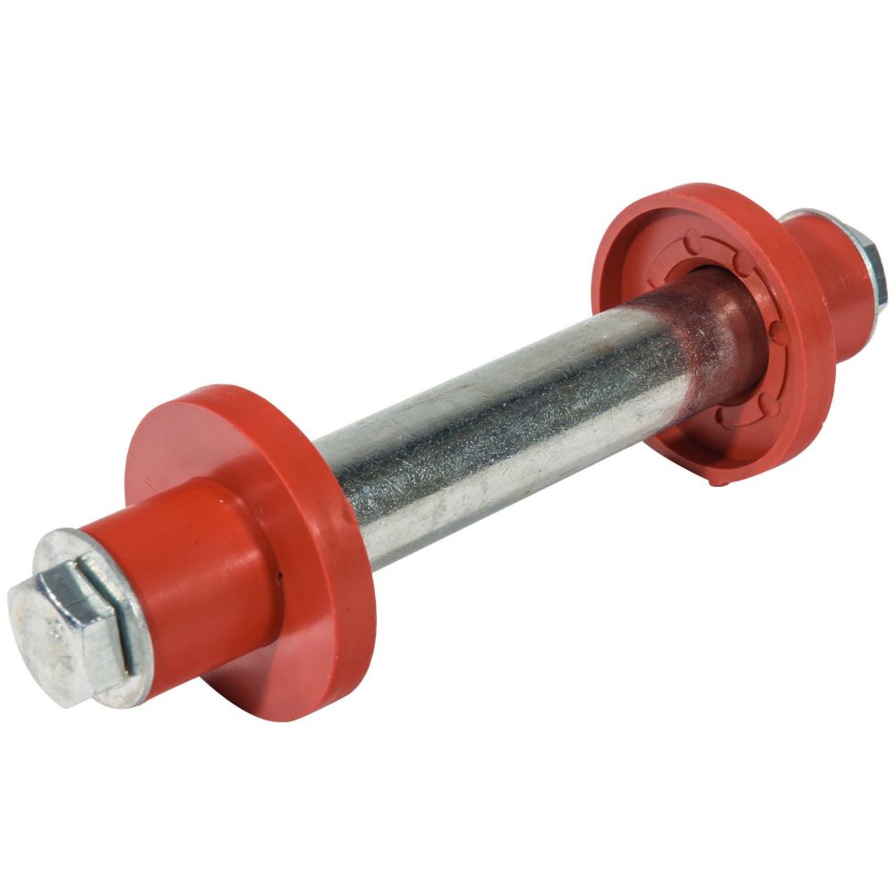 WERKAPRO Axe de roue avec écrous - flasques ø16mm