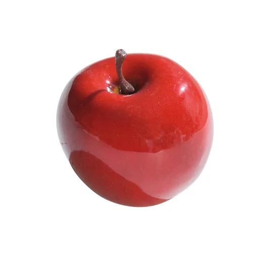Bien pratique au jardin:Pomme rouge artificielle décorative - Ø 6,5 cm