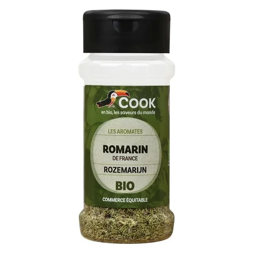 Solution extérieure:Feuilles de romarin bio dans un pot de 25 g