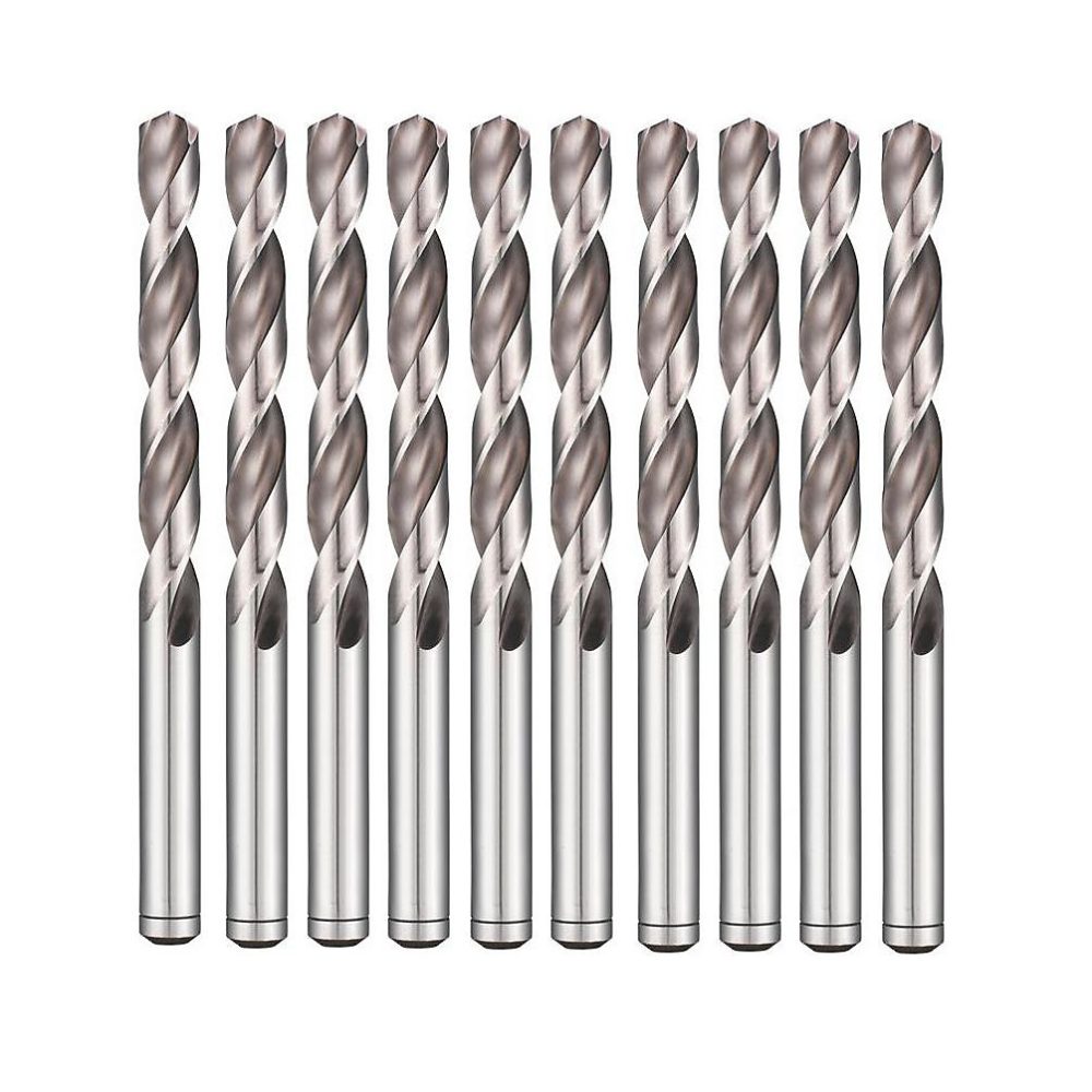 10 Forets Hélicoïdaux HSS DIN 338 RN – Pointe Fendue, Aciers 135 D. 3.57 x Lt. 70 x Lu. 39 x Q. 3.57 mm x Z2, Diamwood