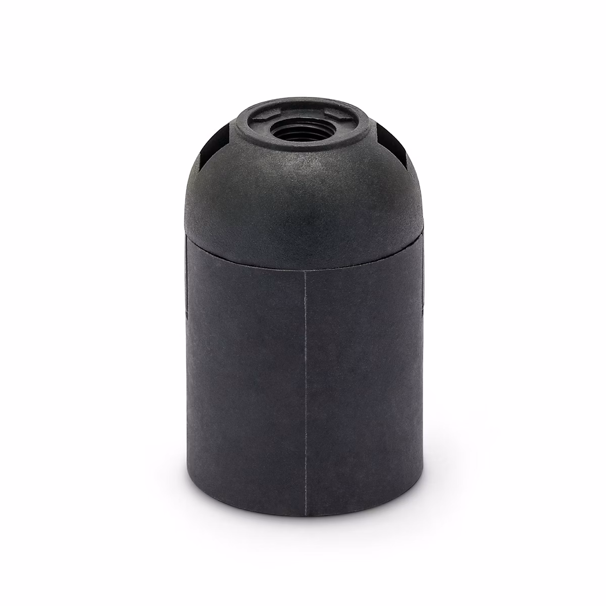 Câble, fil et gaine électrique – Douille thermoplastique E27 avec gaine lisse. Noir