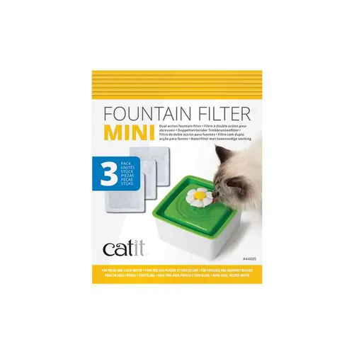 Un atout au quotidien:Filtre fontaine pour chat Flower mini Catit - 1.5L
