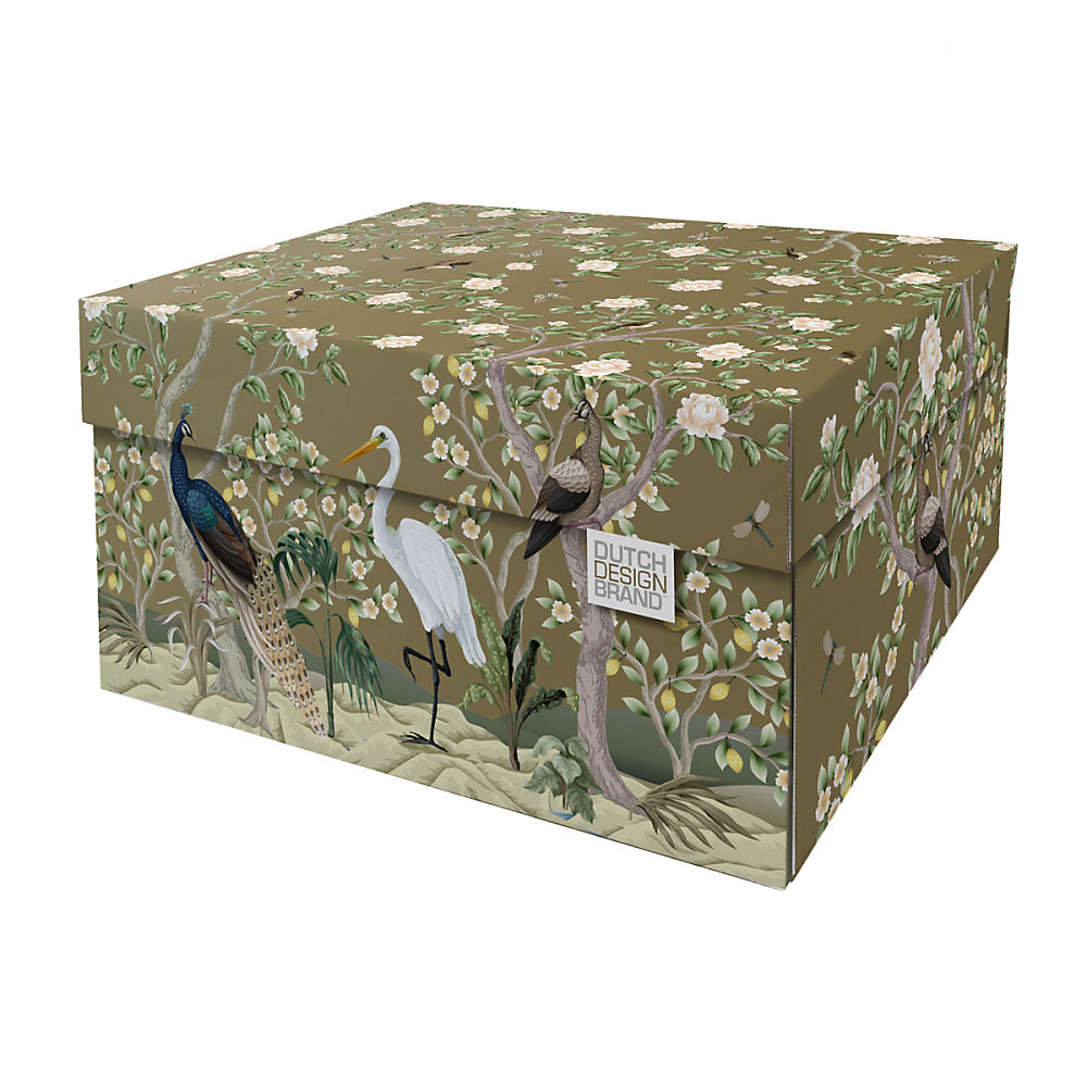 Boite de rangement Golden Paradise 39 – 5 × 32 × 21cm en Carton, Dutch Design Brand