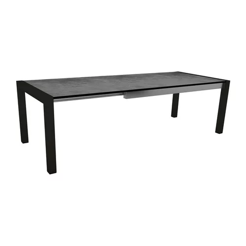 Tout au jardin:Table extérieure coloris gris en aluminium Stern - 174 x 214 x 254 x 90 cm