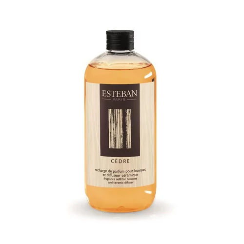 Pour votre projet:Recharge Cèdre pour bouquets parfumés Esteban - 500 ml
