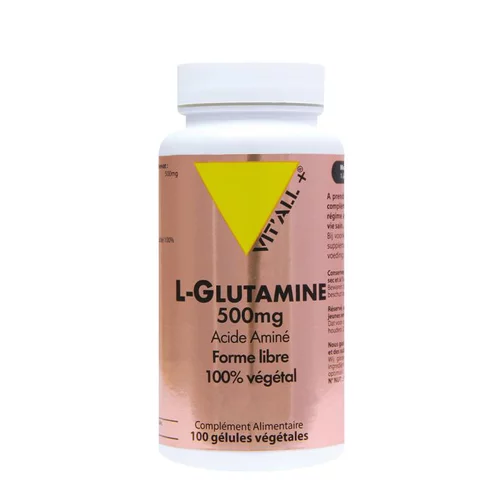 Côté jardin:L-glutamine en boite - 100 géllules végétales