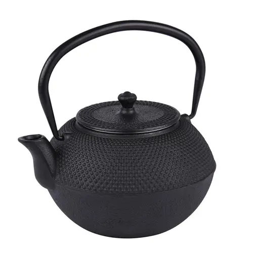 Accessoire pour le jardin:Théière en fonte noire avec filtre inox Asia - 1,2 L