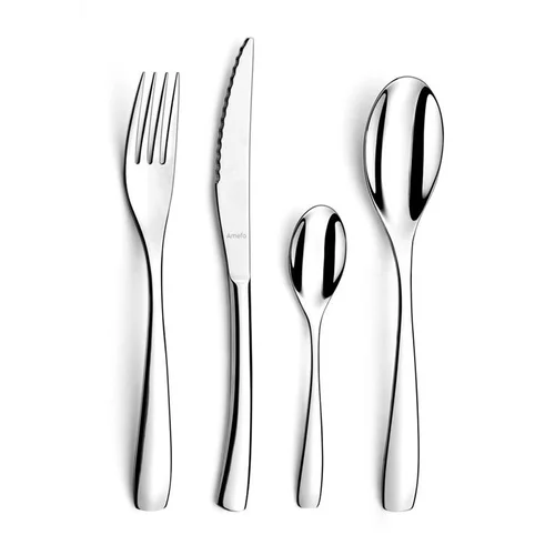 Sélection pour le jardin：Ménagère de 16 couverts en inox Coffret Tempo Trend