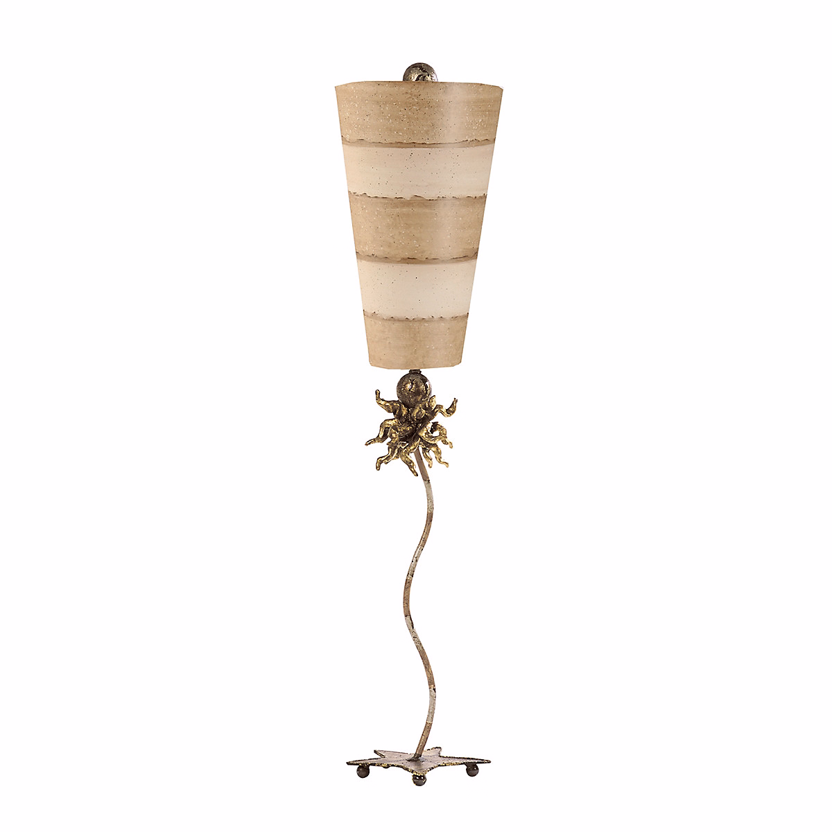 Elstead Anemone – 1 lampe de table lumineuse crème, beige, E27