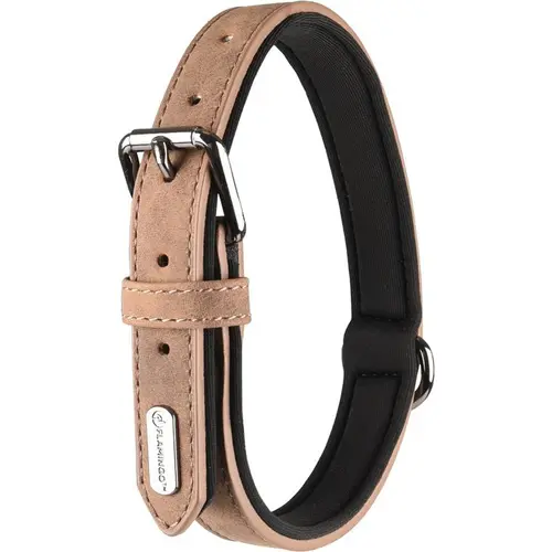 Essentiel nature:Collier Delu brun 42/52 x 2,5 cm