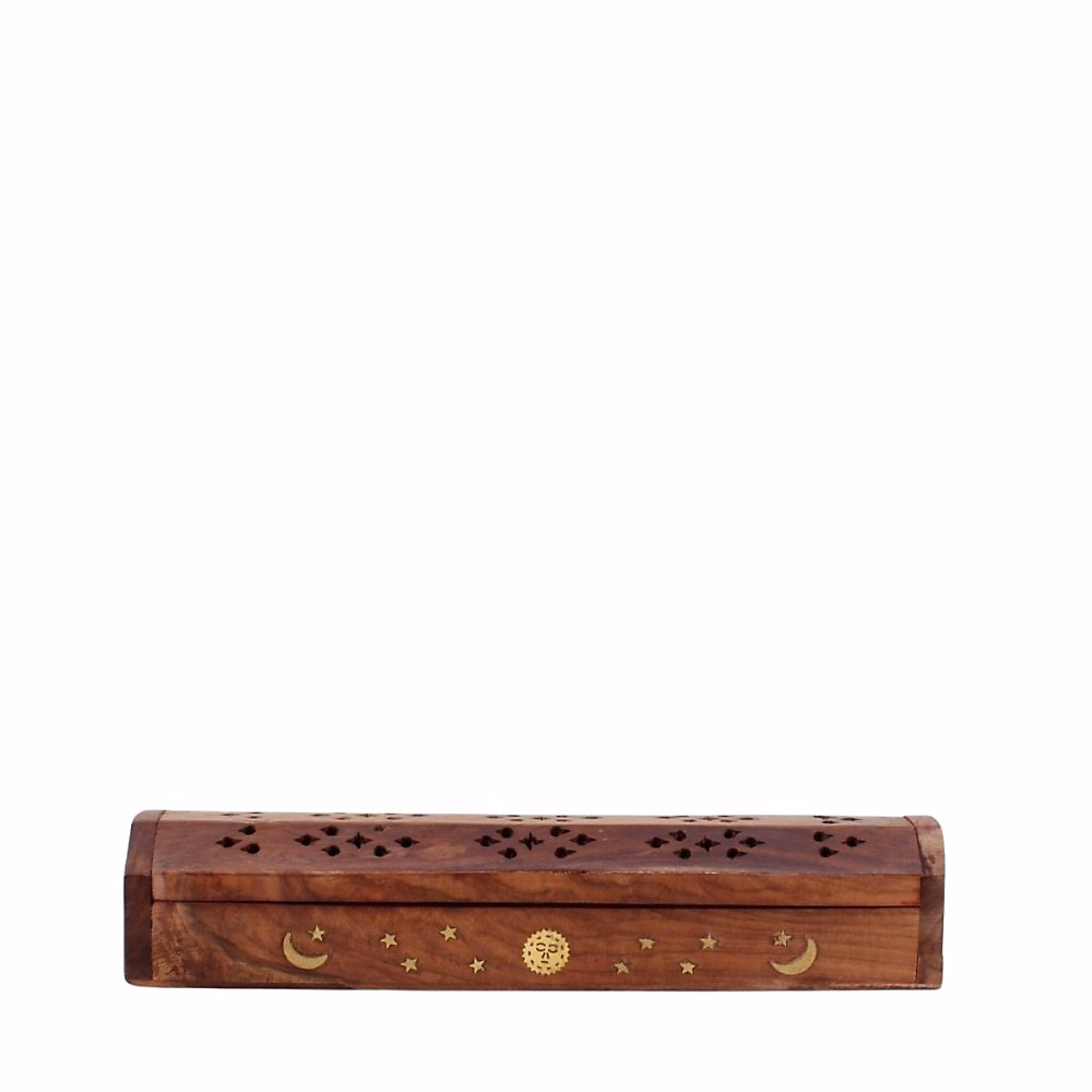 Boite à encens en bois 30cm – Azelia