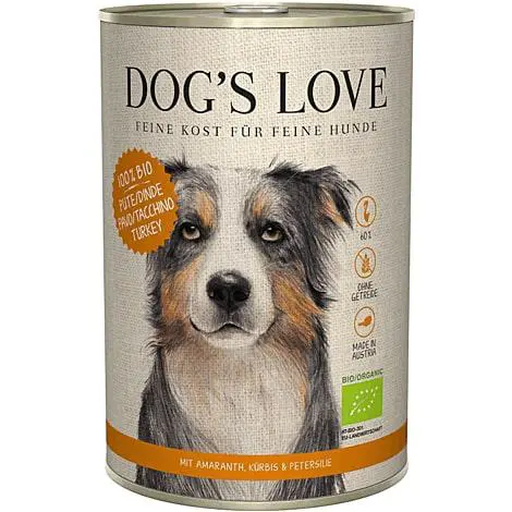 Une solution pratique pour le jardin:Boîte bio à la dinde pour chien, 400 g