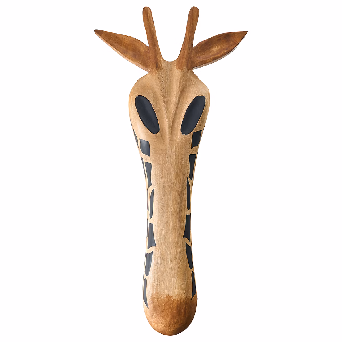 Décoration murale Girafe EKPOMA 68 cm Bois de manguier Marron clair – Réf. MACZIPLNV0342529559