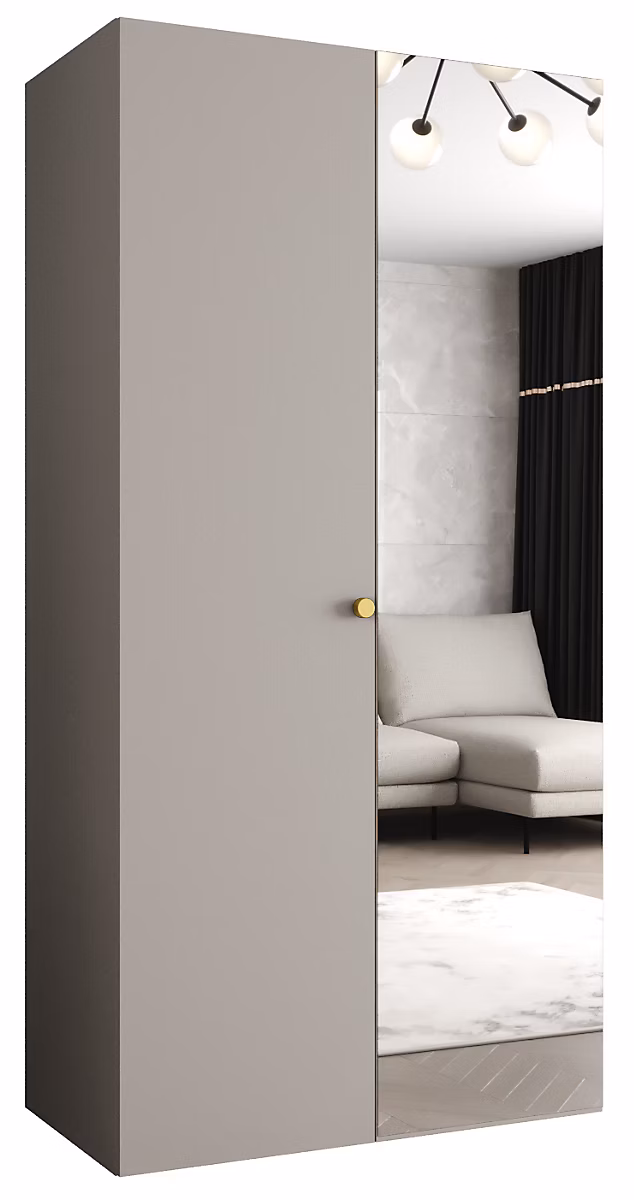 Armoire Parma 2 a portes battantes H. 202 x L.100 x P. 52 – 2 portes