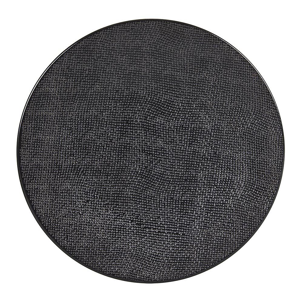 Assiette de présentation Vésuvio noir 31 cm – Réf. WYYMDCTMM8499532967