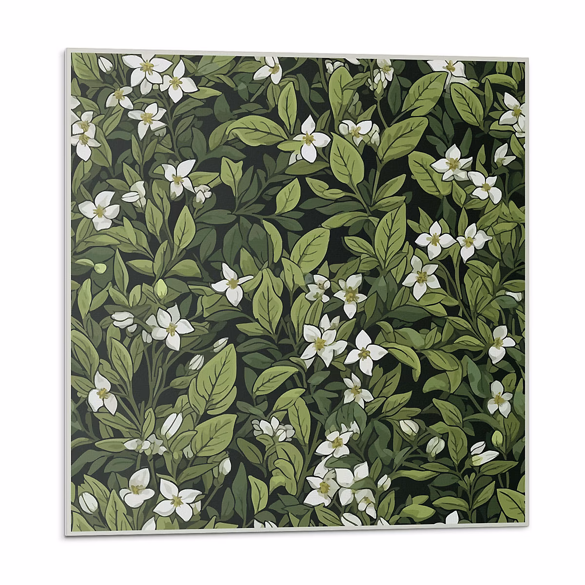 Carreau Vinyl Adhésif Wallfluent 20 × 20 cm Motif Floral Végétal 20 pièces
