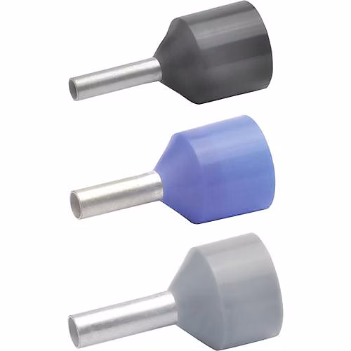 Embouts de câble partiellement isolés Klauke 4328 1 – 5 mm², lot de 100, manche 8 mm