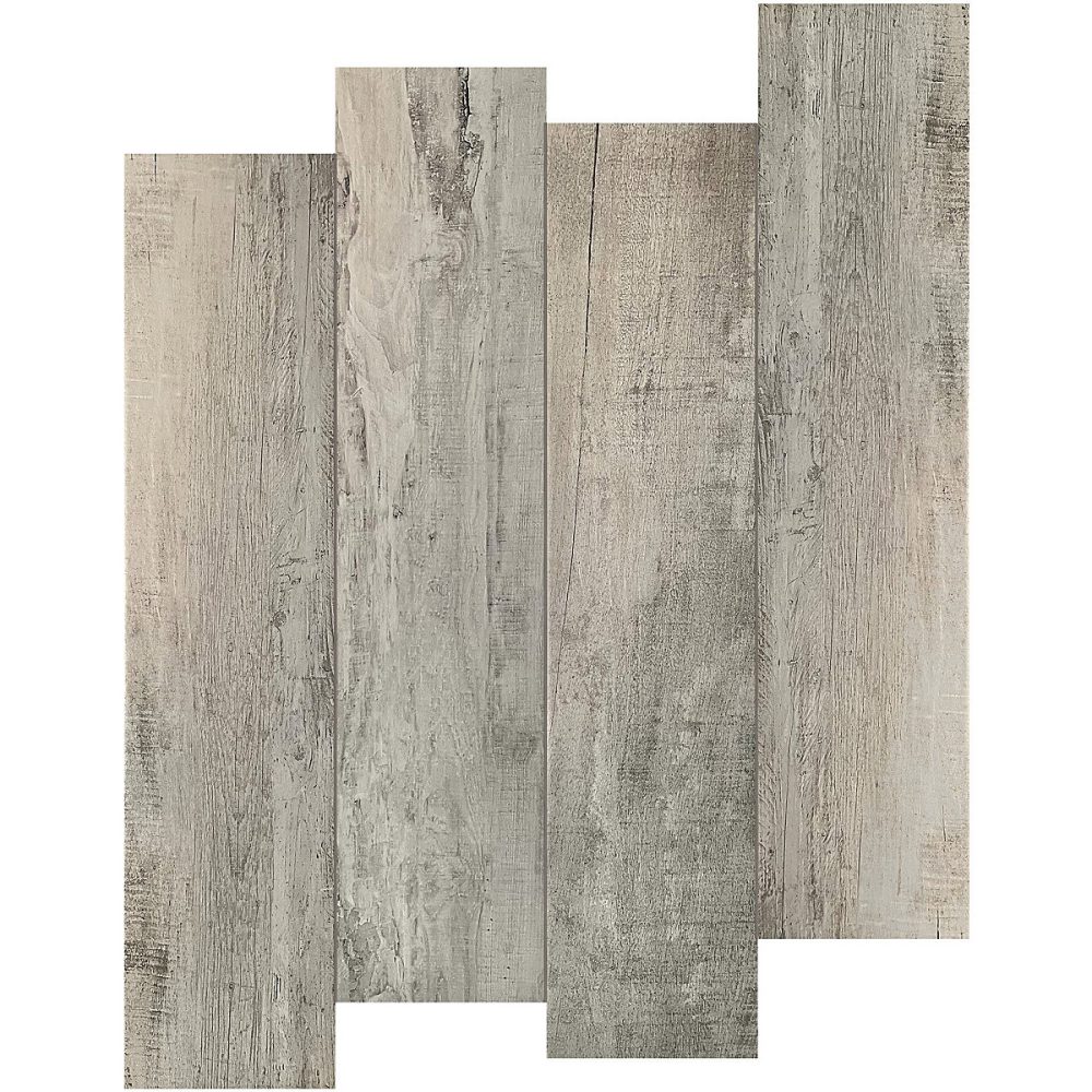 Carrelage Imitation Parquet 19 × 80 Cortina Gris – Allocarrelage