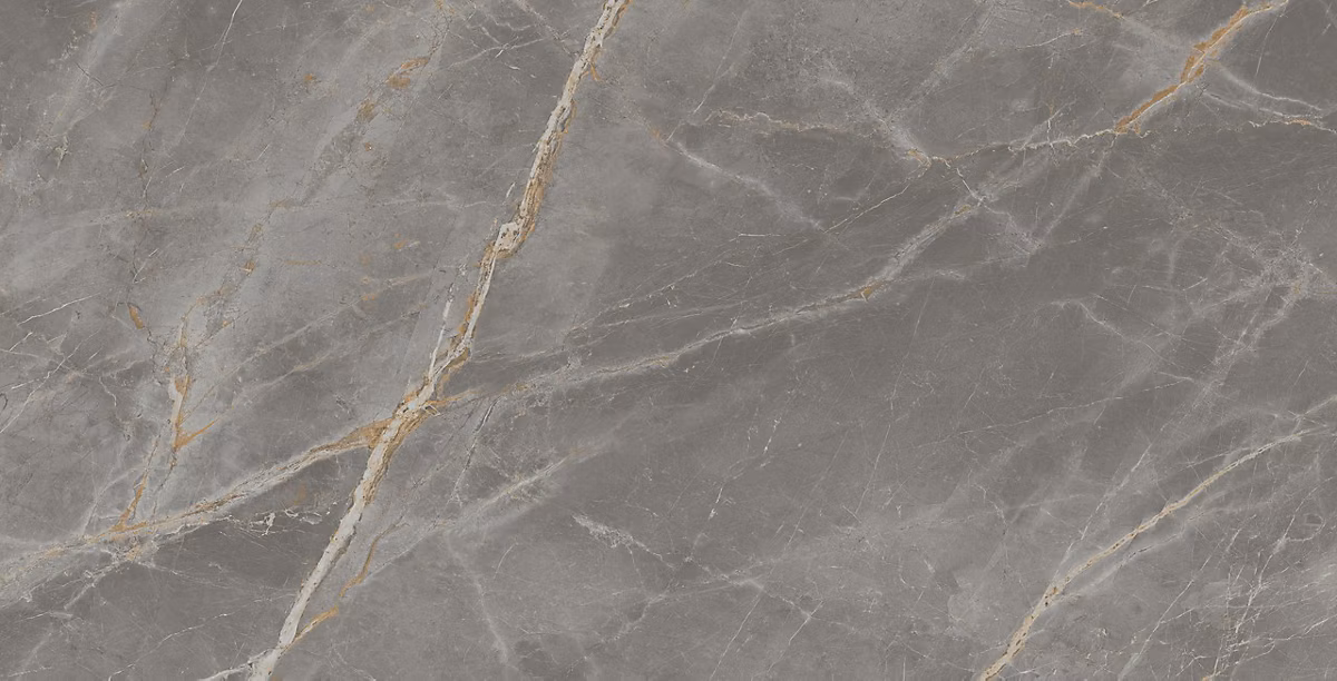 Carrelage effet Marbre Gris Titan 150 × 75 × 0 – 9 cm Brillant Montira, Sol et mur intérieur (vendu par carton de 2,25 m²), RO'MA CARR