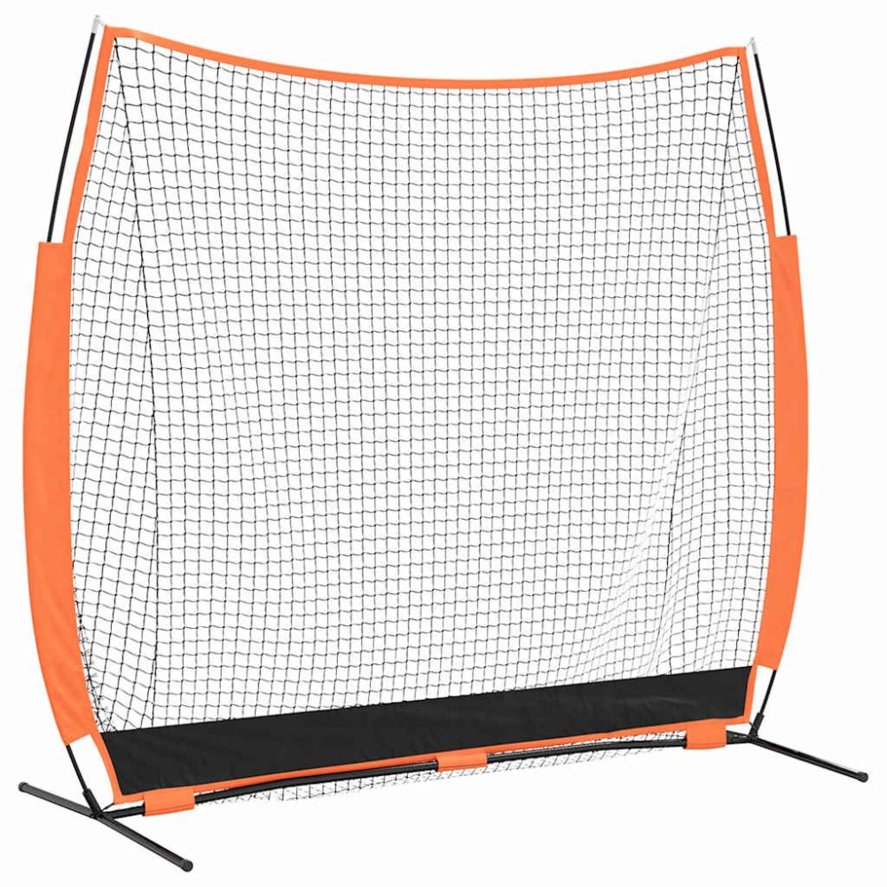 vidaXL Filet d'entraînement de baseball Noir 250 x 106,5 x 210 cm