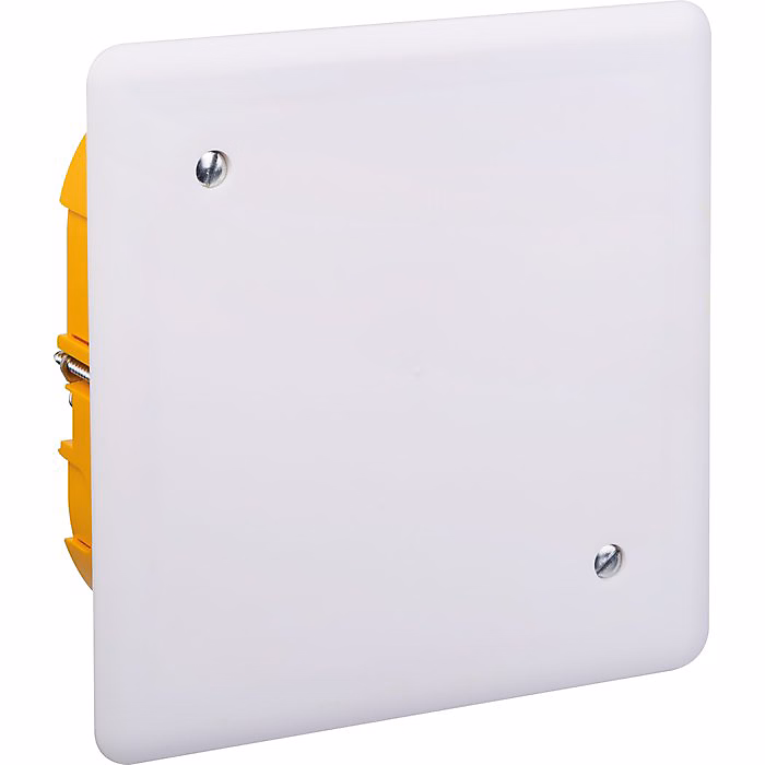 Boîte blanche carrée – 170 mm, Couvercle à vis, Batibox, Legrand