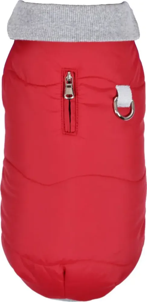 Pour équiper le jardin:Manteau pour chien coloris rouge doublé polaire Bobby Contraste - Taille 32S