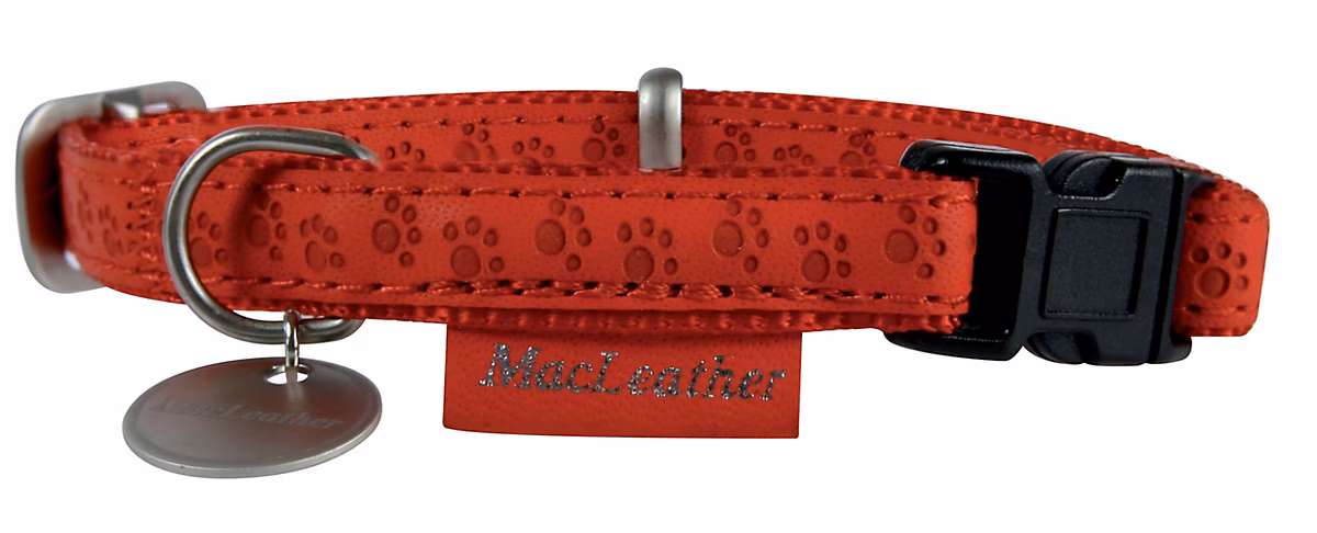 Collier réglable Mc Leather 15mm rouge – Réf. MYJFGBBNT7316113861