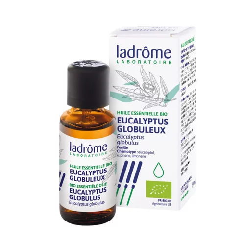 Pour vos espaces:Huile essentielle bio d'Eucalyptus globuleux Ladrôme - 30 ml