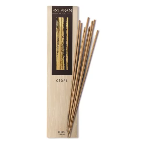 Pour profiter dehors:Encens indiens Cèdre Esteban - 20 bâtonnets