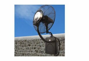 Ventilateur avec brumisateur - Autonomie illimitée