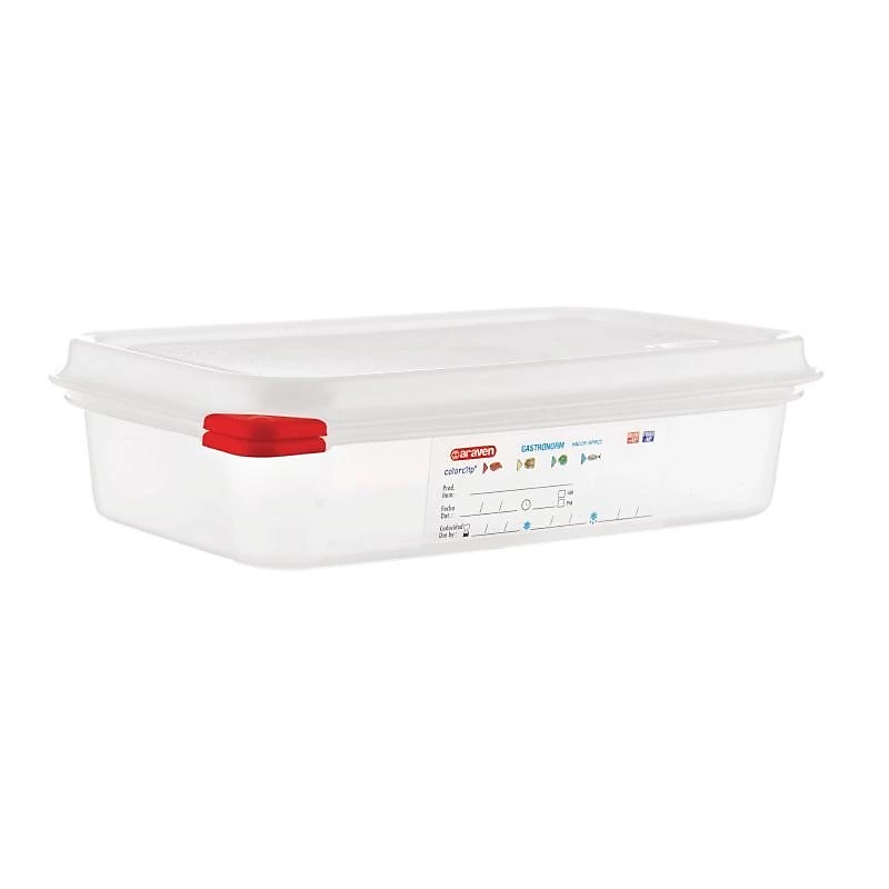 Boîte alimentaire GN 1/4 Araven 1 – 8 L, Lot de 4
