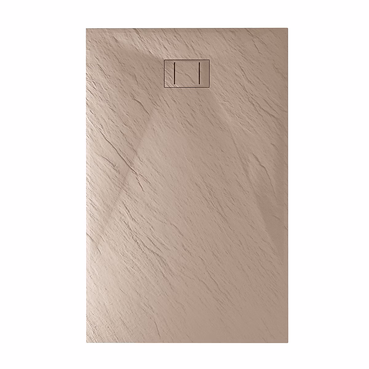 Bac à douche 80 × 100 × 2 – 6 CM Rectangulaire Tortourelle Effet Pierre mod. Blend