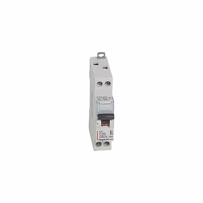 407703 Disjoncteur Unipolaire + Neutre 32a | 1p+n Courbe C – 6/10ka – à Vis – Legrand Dx3