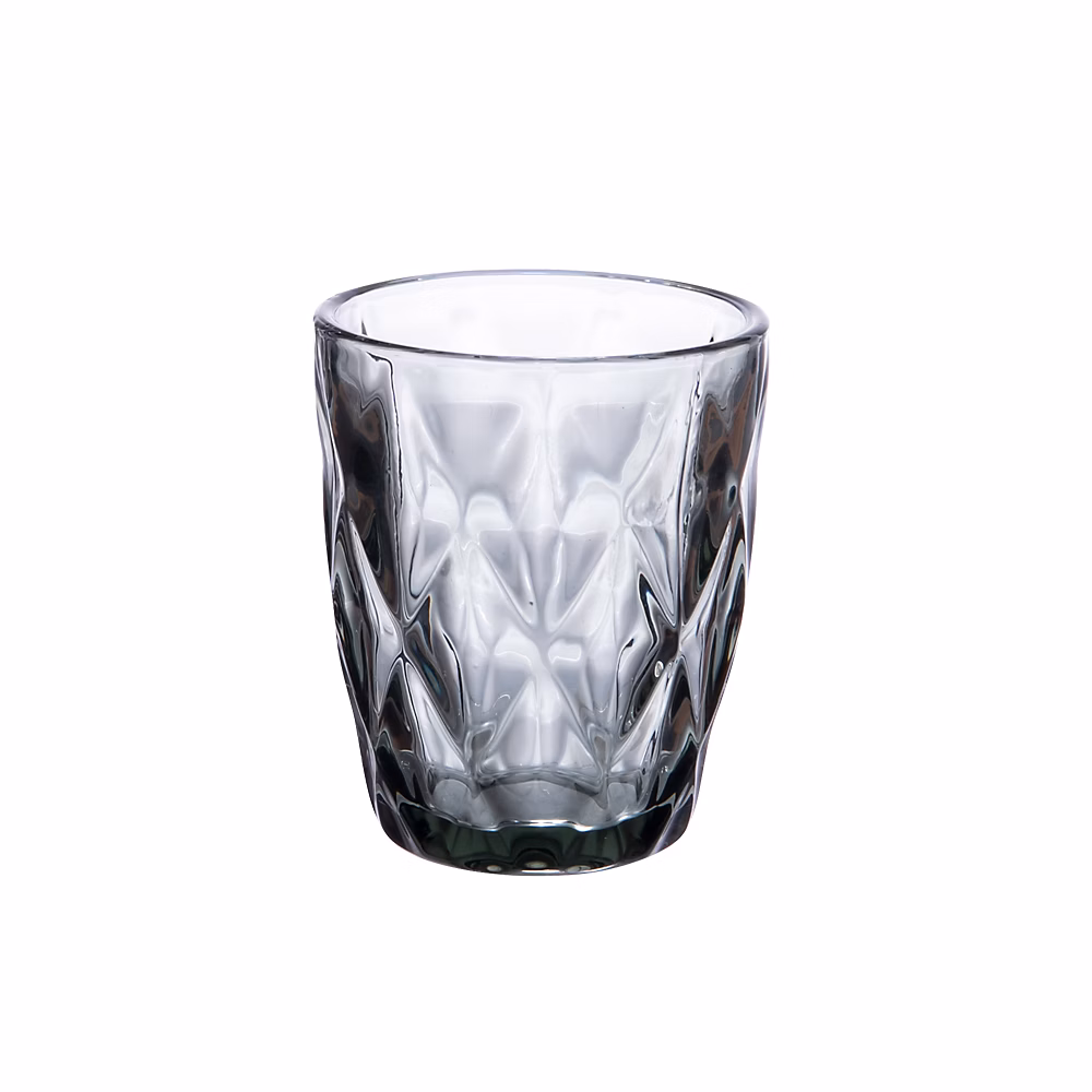 Boite de 6 gobelets bas Diamond 24 cl gris – Réf. PCNSTQBJB0805057158