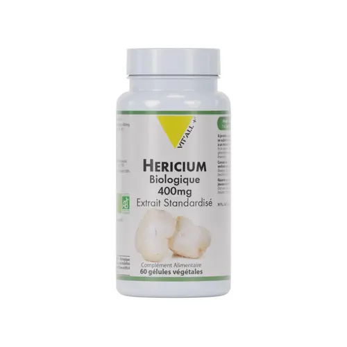 Adapté à votre jardin:Complément alimentaire bio Vit’All+ Hericium 400 mg - les 60 gélules végétales