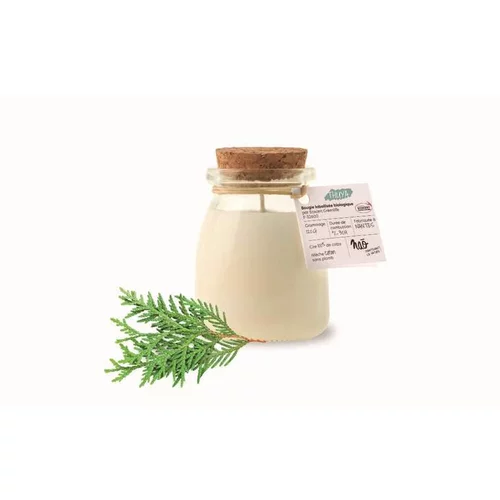 Pour donner du style au jardin:Bougie parfumée pot de yaourt Nao thuya - 120 g